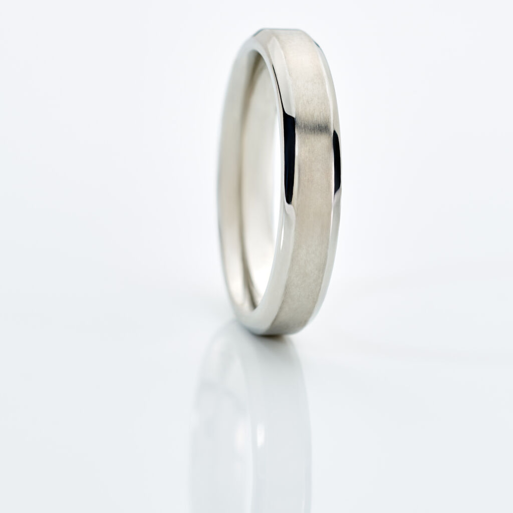BOND Unisex Ring Edelstahl B 4 mm