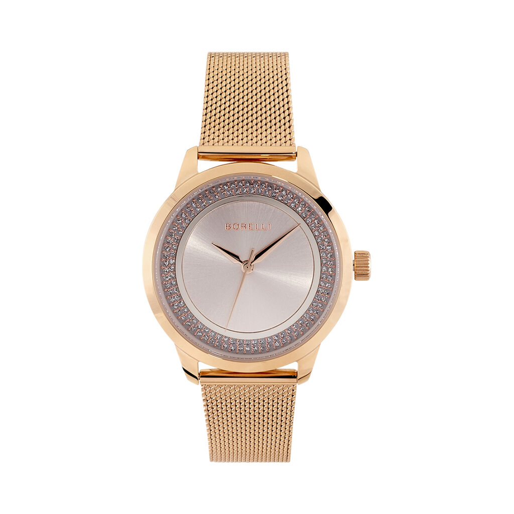 🦚 Borelli Damenuhr Miami Br.3115l/02m Quarz, Uhr ohne Stein