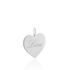 SIRONA Damen Anh&auml;nger Wei&szlig;gold 375 (9 Karat) Herz