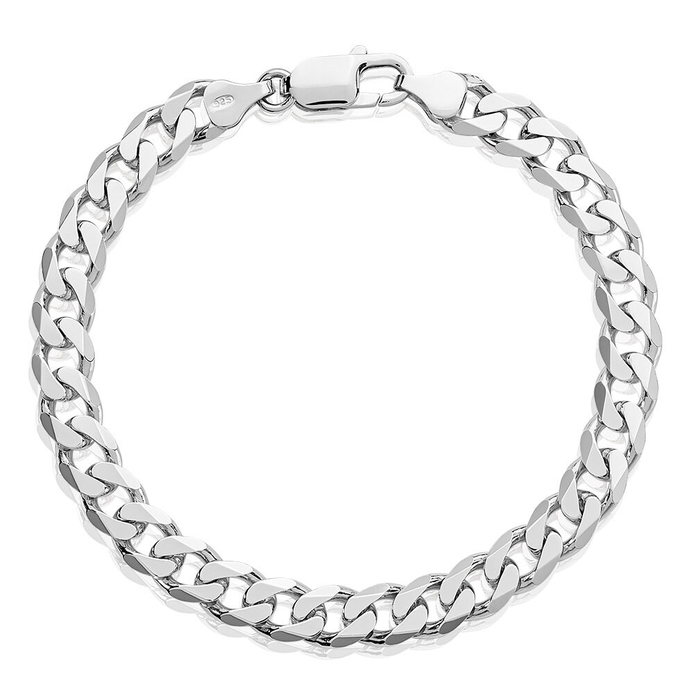 🦚 Herren Armkette Silber Silber 925 Dexter 2,1cm 70mm, Armkette ohne Stein 🦚 Herren Armkette Silber Silber 925 Dexter 2,1cm 70mm, Armkette ohne Stein