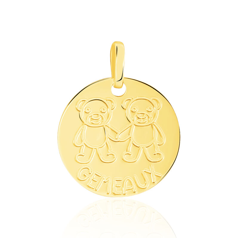 Pendentif Or Jaune Zodiaque Gemeaux - Spannringe Kinder | OROVIVO