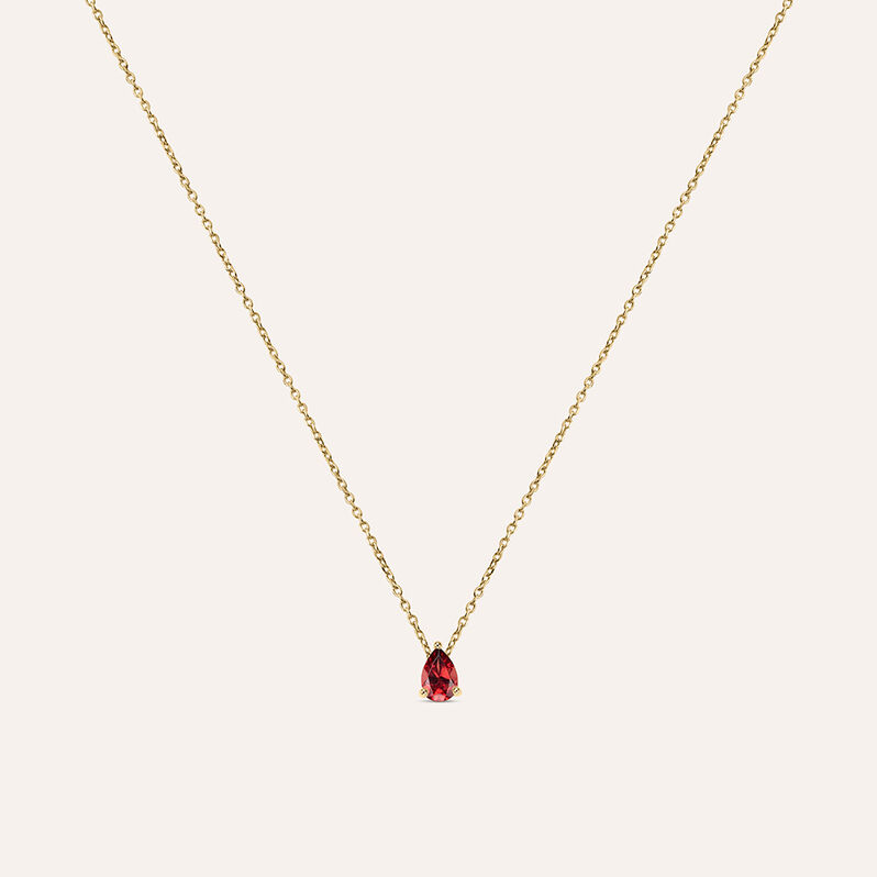 Collana Punto Luce Jasmine Oro Giallo Rodolite - Spannringe Damen | OROVIVO