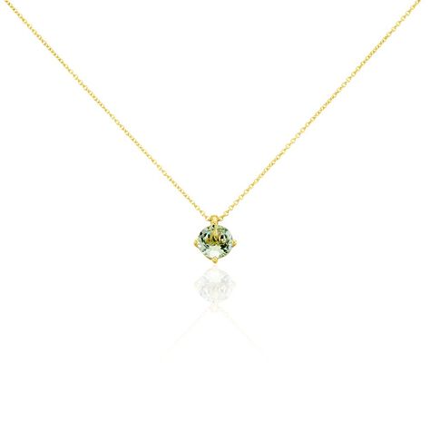 Damen Halskette Silber 925 Gold plattiert Zirkonia - Halsketten Damen | OROVIVO