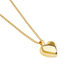 LEONIE Damen Collier Edelstahl vergoldet Herz B 2 mm