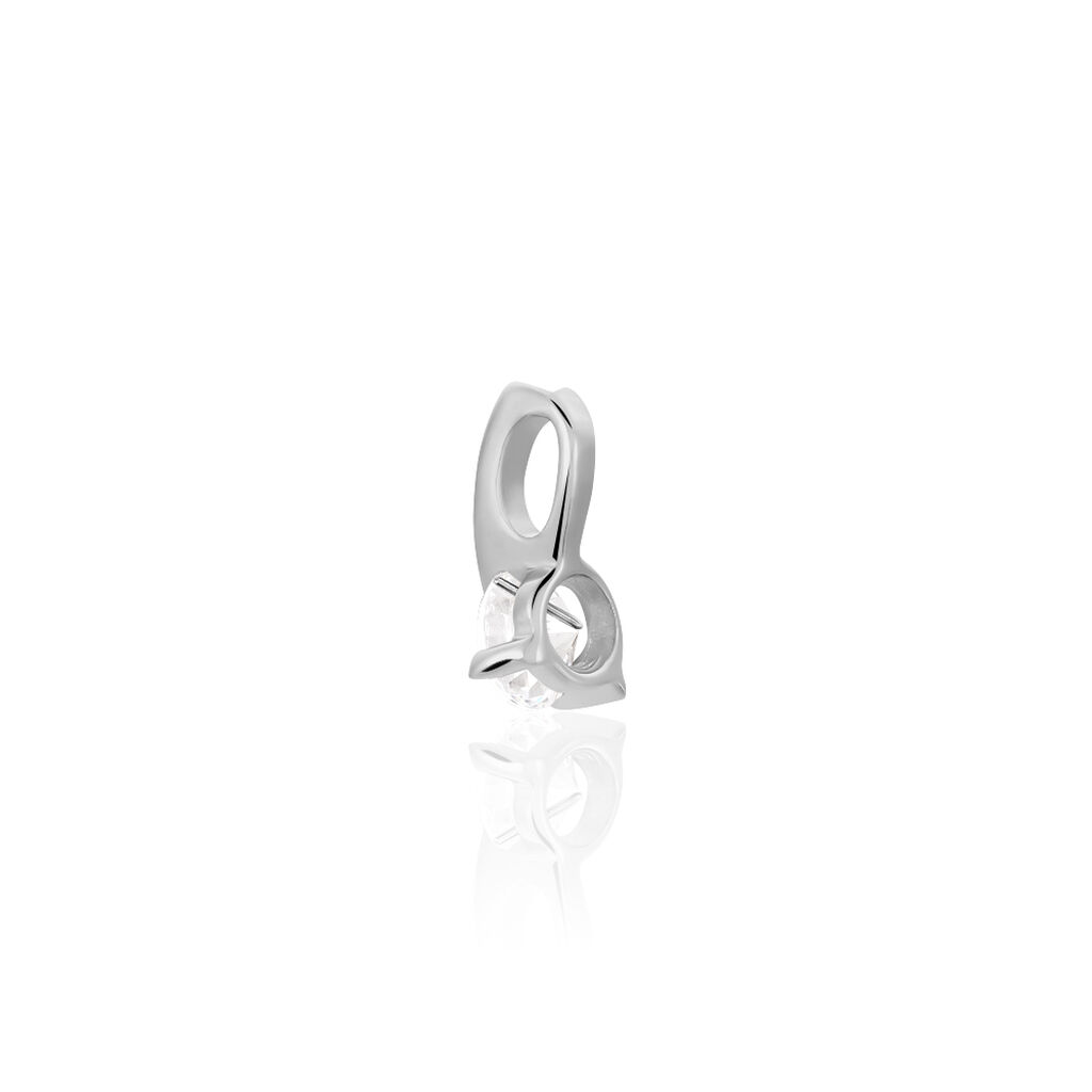SAGA Damen Anh&auml;nger Silber 925 Zirkonia Wei&szlig;
