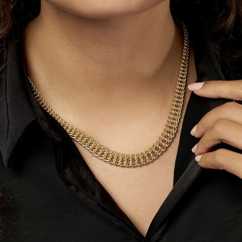 Collier Jimmy Maille Americaine Chute Or Jaune - Spannringe Damen | OROVIVO
