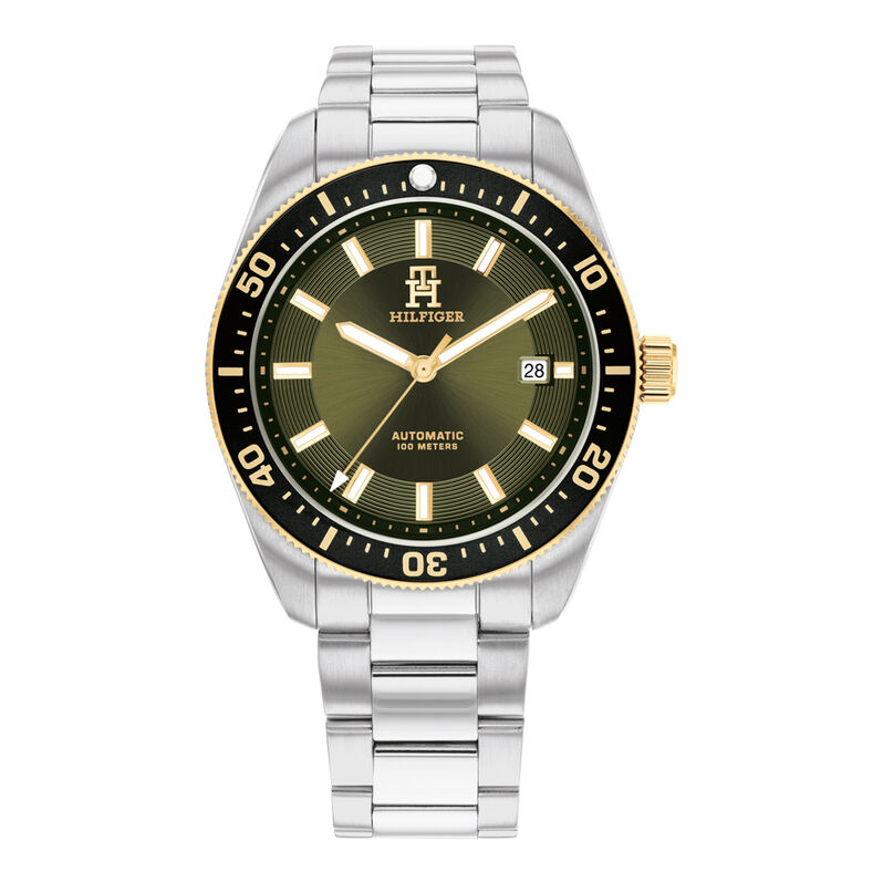 Montre Tommy Hilfiger Th 85 Auto Vert - Spannringe Herren | OROVIVO