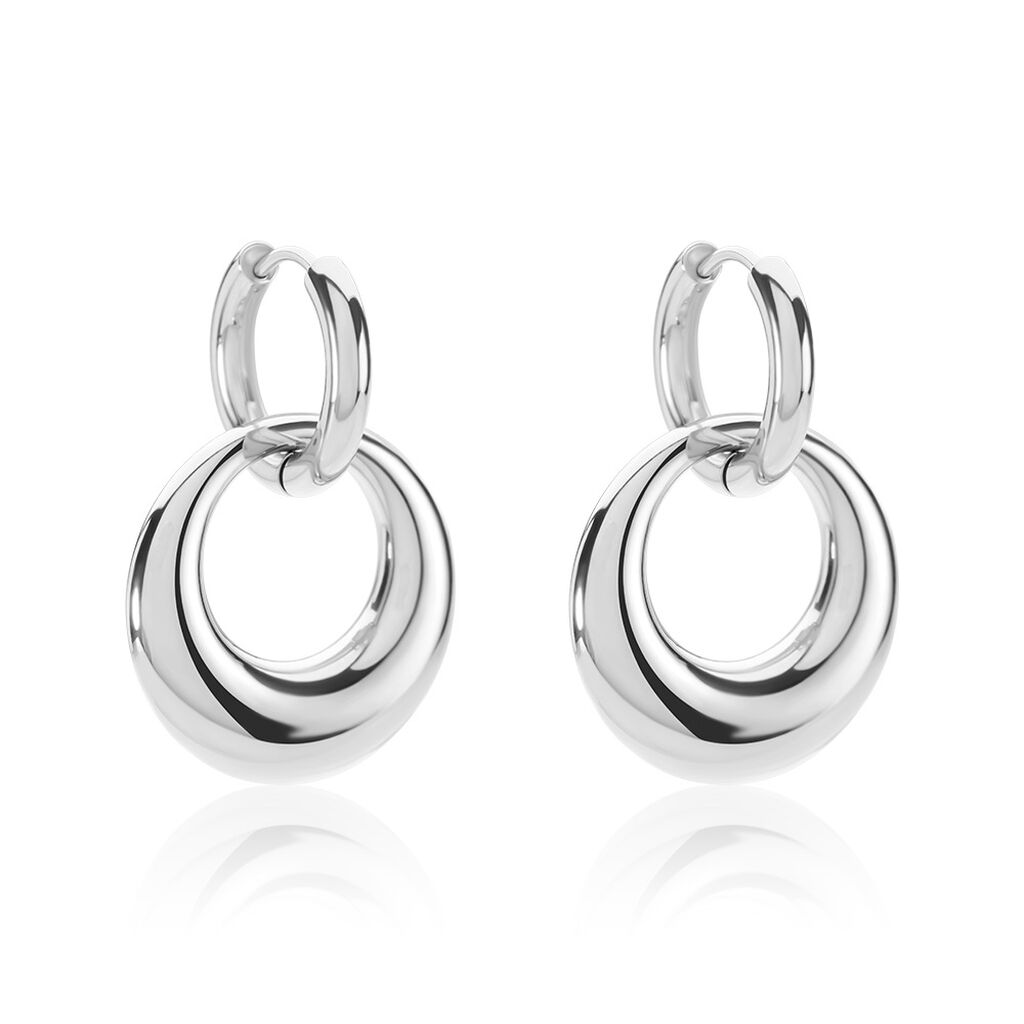 DALIA Damen Ohrringe Lang Edelstahl Kreis