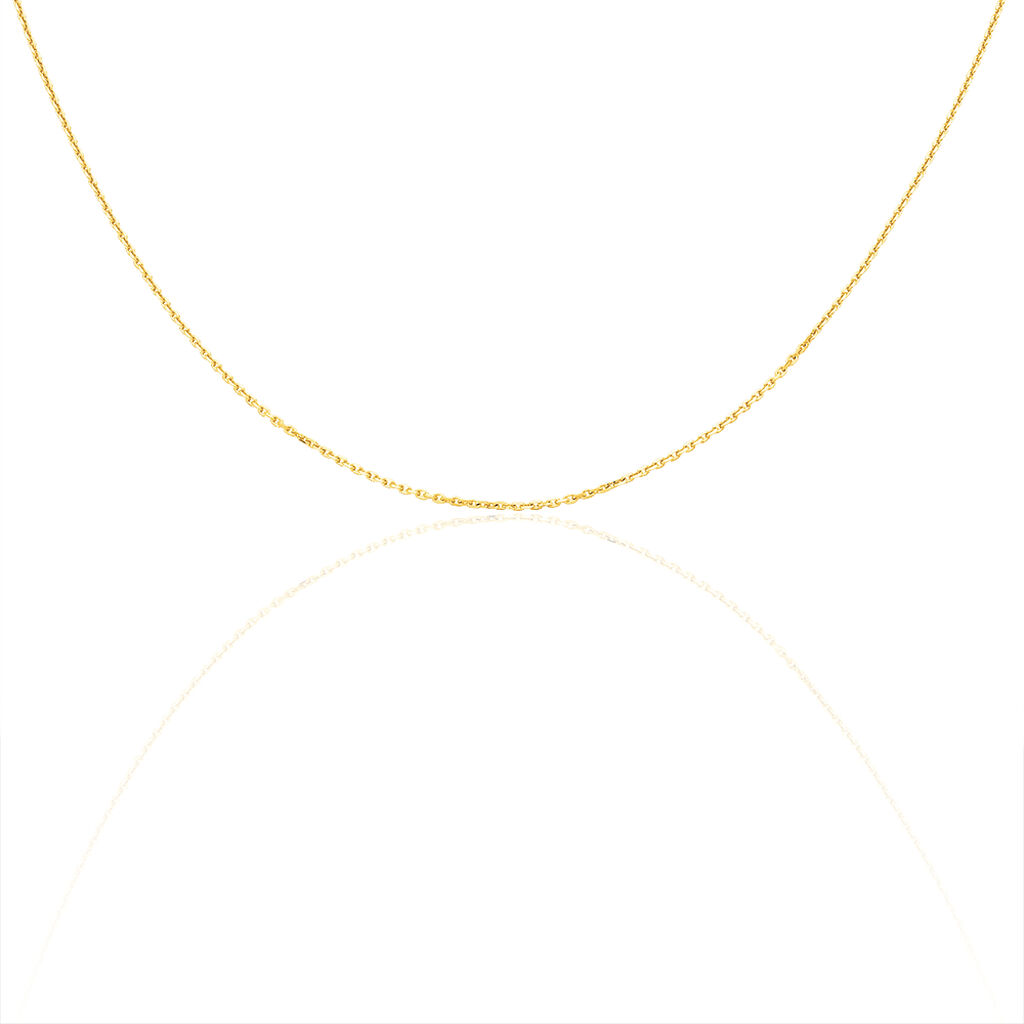 Damen Ankerkette Gold 585 Diamantiert  - Halsketten Damen | OROVIVO