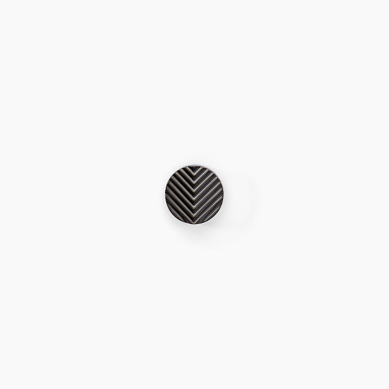 Boucles D'oreilles Puces Cairo Acier Noir - Spannringe Herren | OROVIVO