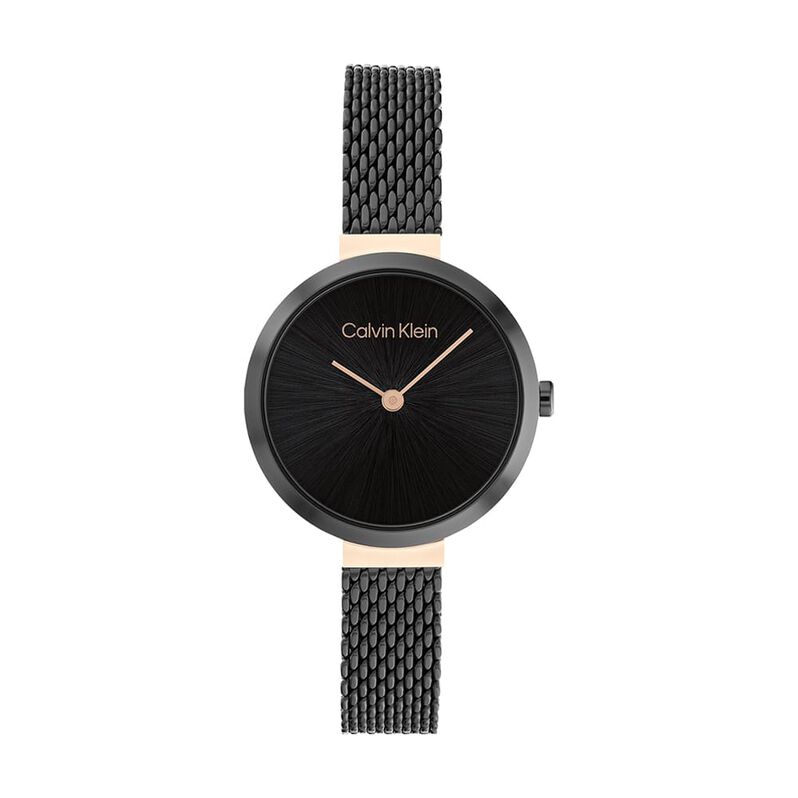 Montre Calvin Klein Minimalistic T Bar Noir - Spannringe Damen | OROVIVO