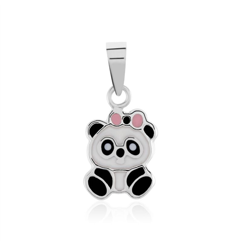 SAIDA Kinder Anh&auml;nger Silber 925 Panda - Schmuckanh&auml;nger Kinder | OROVIVO
