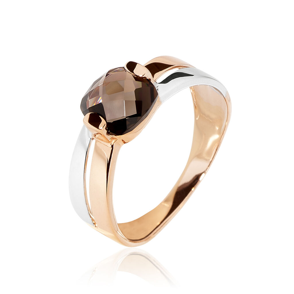 Bague Suzana Or Bicolore Quartz - Spannringe Damen | OROVIVO
