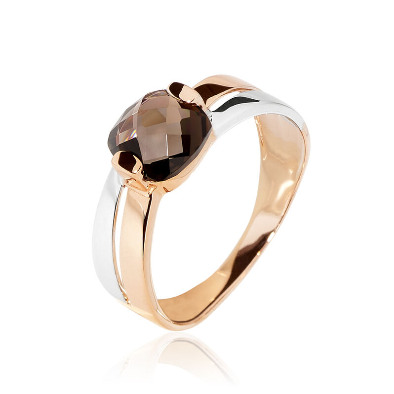 Bague Suzana Or Bicolore Quartz - Spannringe Damen | OROVIVO