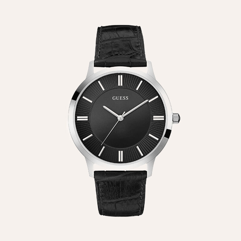Orologio Uomo Guess Escrow quadrante nero W0664G1-RE21 - Spannringe Herren | OROVIVO