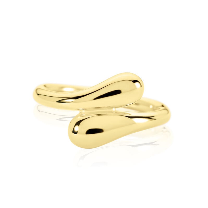 ELANI Damen Ring Silber vergoldet 925 Tropfen - Ringe Damen | OROVIVO