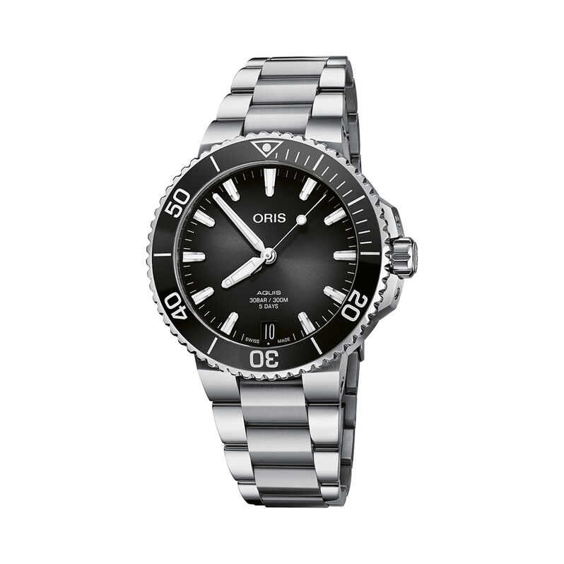 ORIS Herrenuhr Aquis Date Calibre 400 Automatik 01 400 7769 4154-07 8 - Armbanduhren Herren | OROVIVO