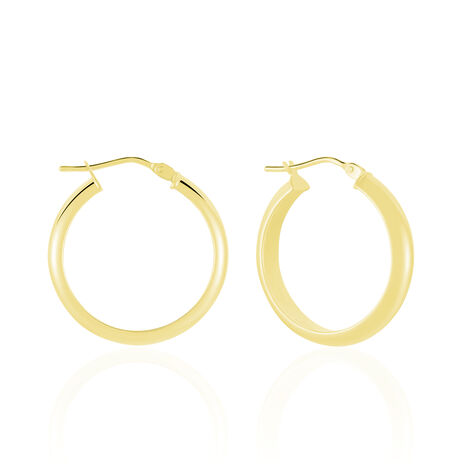 VICKIE Damen Creolen Gold 375 (9 Karat) B 4 mm - Creolen Damen | OROVIVO