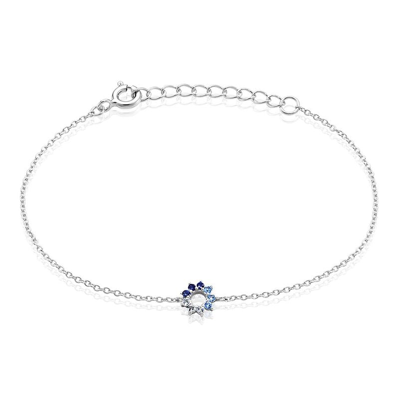 Bracelet Pavel Argent Rhodié Oxyde De Zirconium - Spannringe Damen | OROVIVO