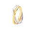 TRIPLE Damen Ring Gold Tricolor Gelb/Silber/Ros&eacute;gold 585 (14 Karat)