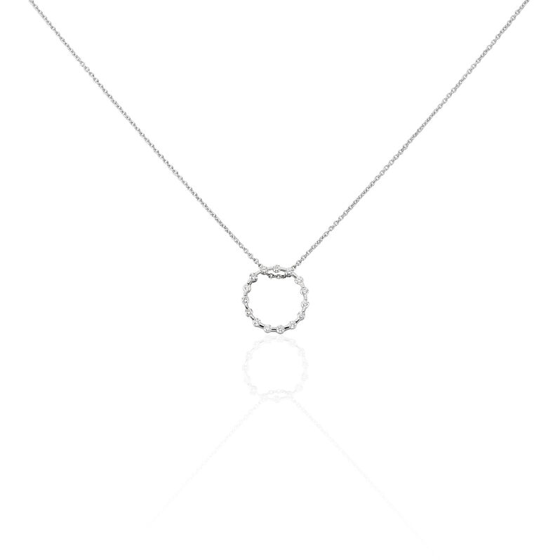 Collier Luciole Or Blanc Diamant - Spannringe Damen | OROVIVO