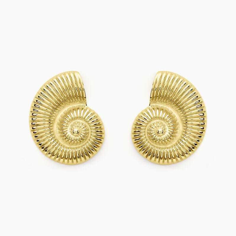 Boucles D'oreilles Puces Madeira Acier Jaune - Spannringe Damen | OROVIVO