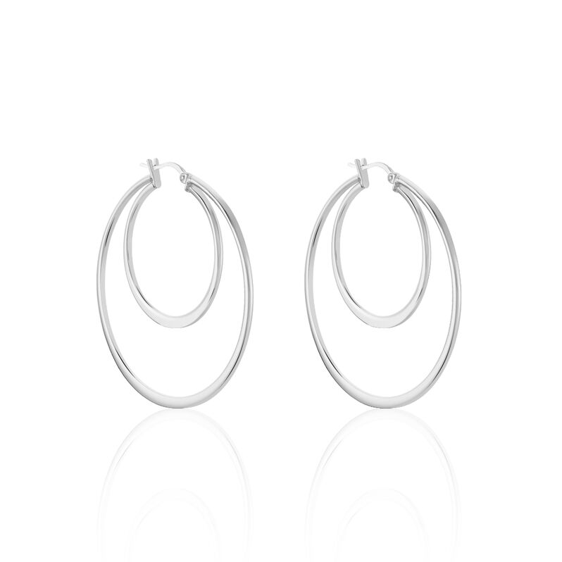 ZAGORA Damen Creolen Edelstahl Doppelkreis B 1,9 mm - Creolen Damen | OROVIVO