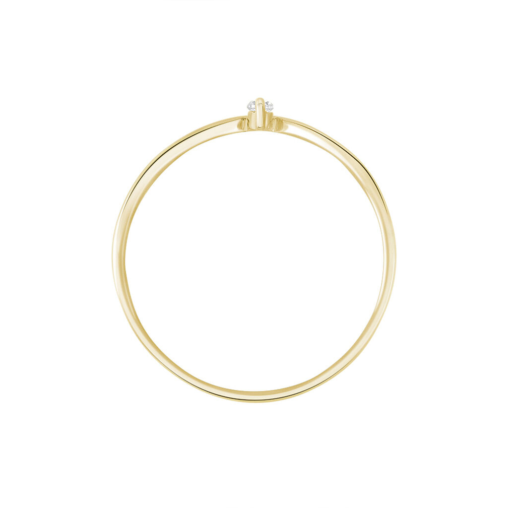 Bague Maye Or Jaune Aile De Mouette - Spannringe Damen | OROVIVO