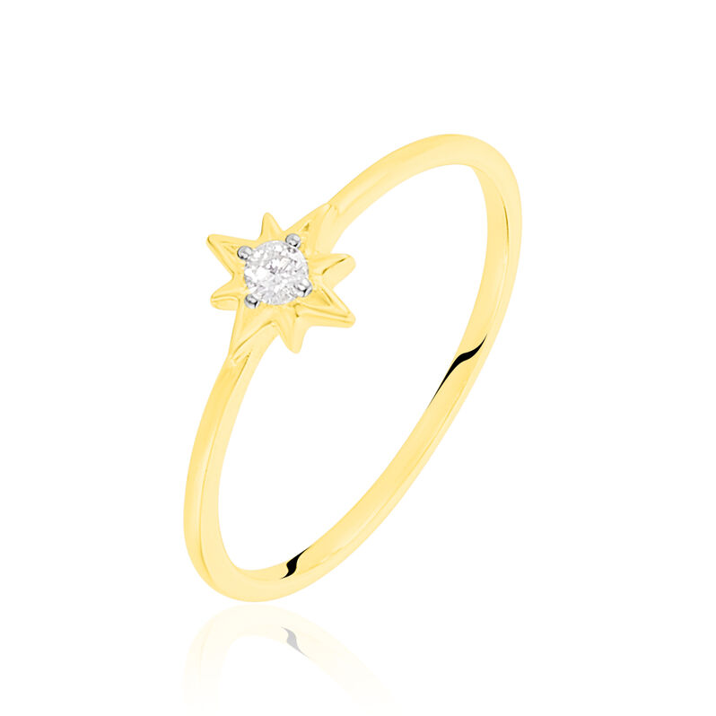 Bague Or Jaune Astralia - Spannringe Damen | OROVIVO