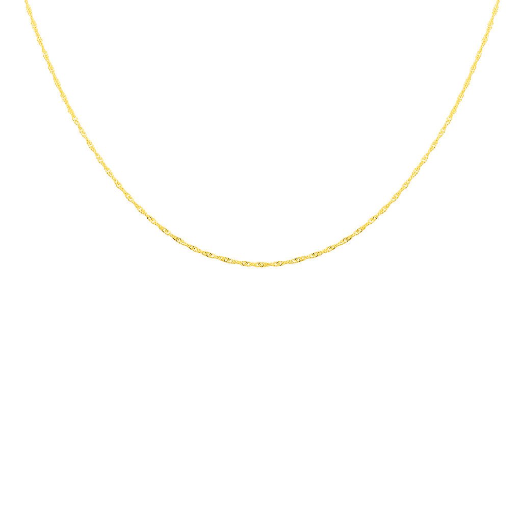 SINGAPUR Damen Kette Gold 585 (14 Karat) B 1,4 mm