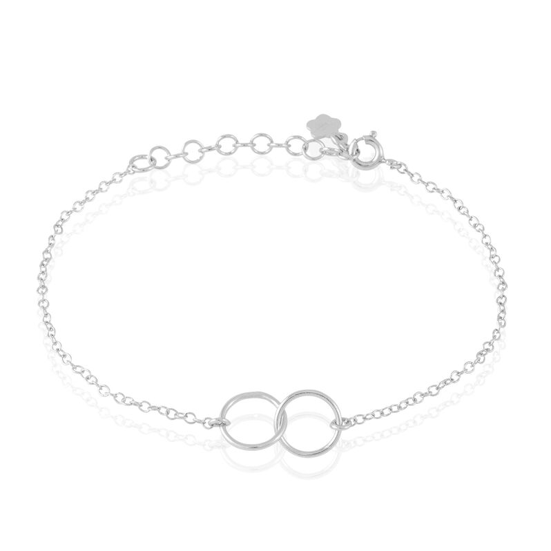 Damenarmband Silber 925 Doppelt Kreis  - Armbänder mit Anhänger Damen | OROVIVO