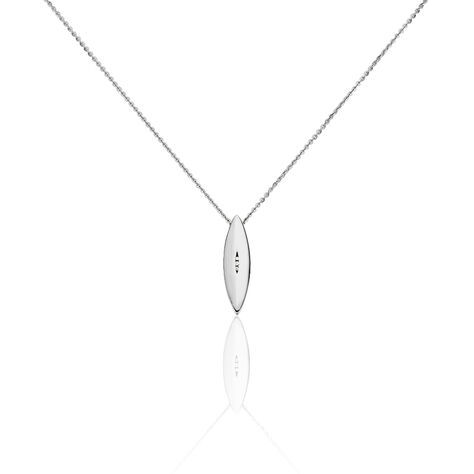 Damen Halskette Silber 925 Diamanten 0,009ct - Halsketten Damen | OROVIVO