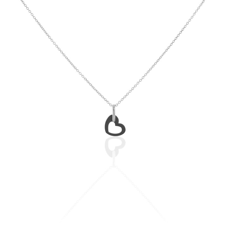 Collier Argent Et Céramique - Spannringe Damen | OROVIVO