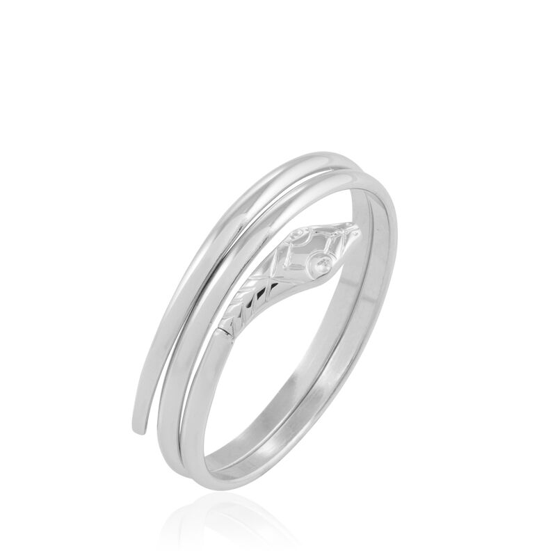 Bague Emma-lise Argent Blanc - Spannringe Damen | OROVIVO