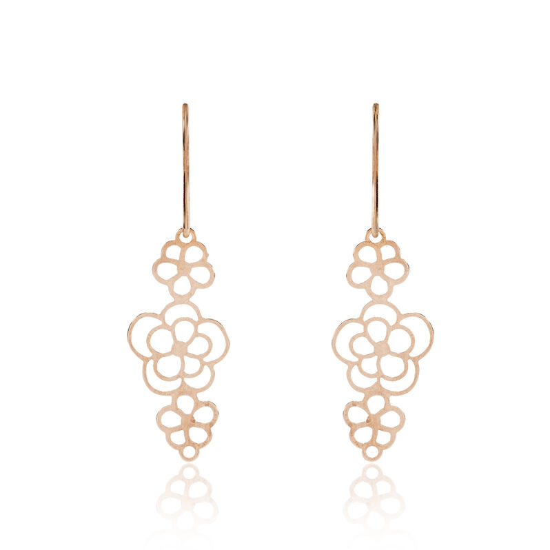 Boucles D'oreilles Flora Argent - Spannringe Damen | OROVIVO
