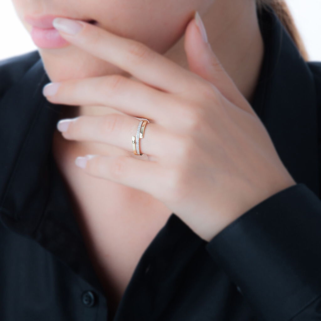 Bague Clio Or Jaune Diamant - Spannringe Damen | OROVIVO