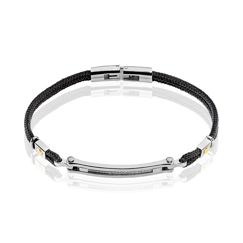 Bracelet Acier Cordon - Spannringe Herren | OROVIVO