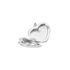 SYLENNE Damen Anh&auml;nger Silber 925 Zirkonia Wei&szlig; 0,01 ct Herz