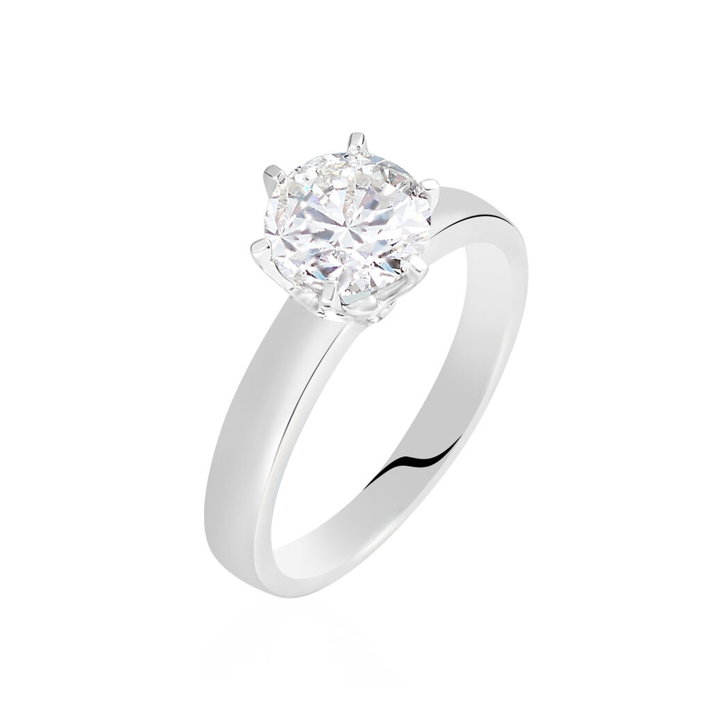 Solitaire Or Weiss Natalia - Spannringe Damen | OROVIVO