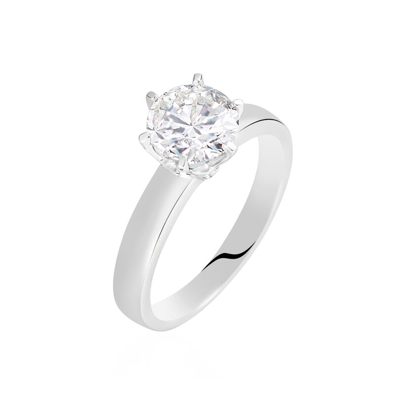 Solitaire Or Weiss Natalia - Spannringe Damen | OROVIVO