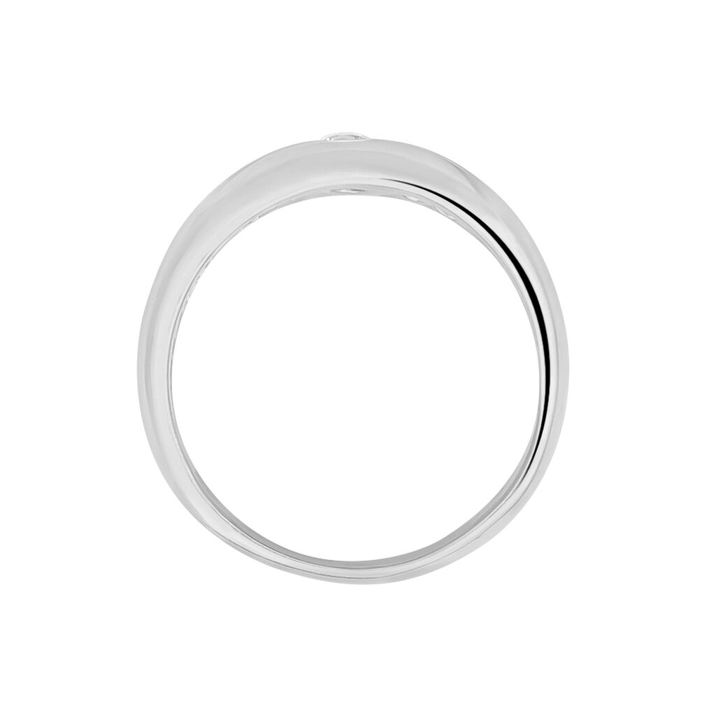 TAUFRING S Kinder Anh&auml;nger Silber 925 Zirkonia Wei&szlig; B 10 mm