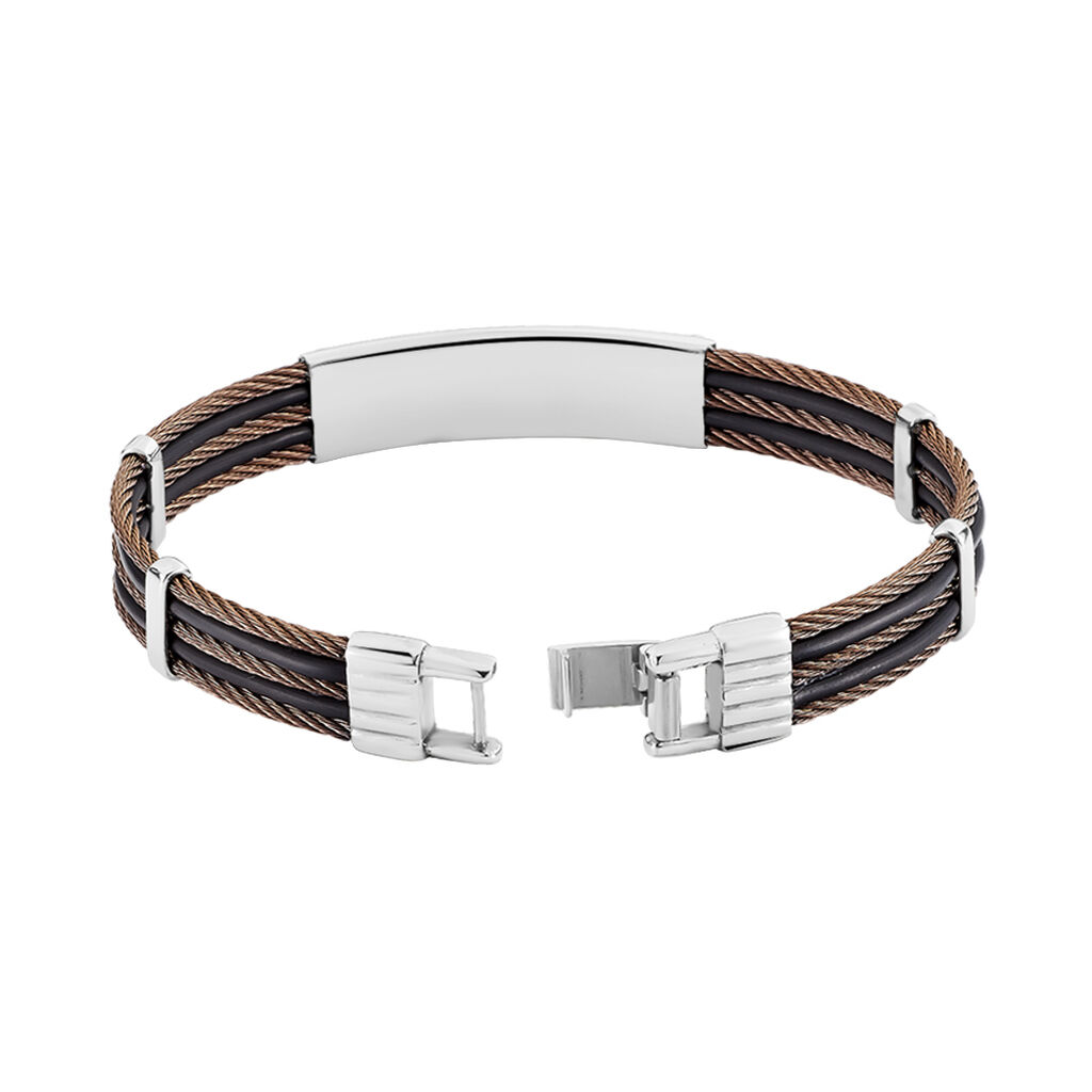 Bracelet Jourdan Leonilde Acier Bicolore - Spannringe Herren | OROVIVO