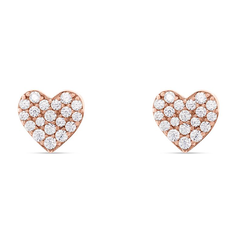 Orecchini Lobo Silver Moments Argento Rosa Cubic Zirconia - Spannringe Damen | OROVIVO