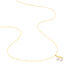 LOEVA Damen Collier Gold 375 (9 Karat) Zuchtperle Perlmutt Welle