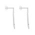 SILA Damen Ohrringe Lang Silber 925 Tropfen