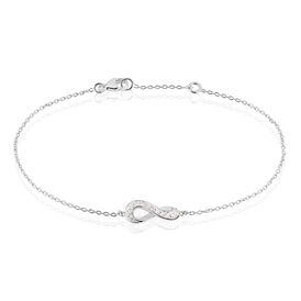 Damenarmband Silber 925 Zirkonia Infinity - Armbänder  | OROVIVO
