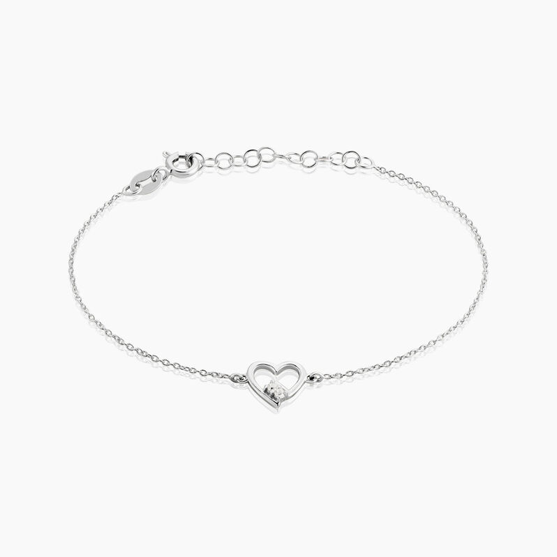 Bracelet Mahira Argent Weiss Oxyde De Zirconium - Spannringe Damen | OROVIVO