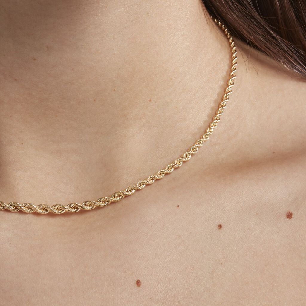 Collier Jerry Maille Corde Or Jaune - Spannringe Damen | OROVIVO