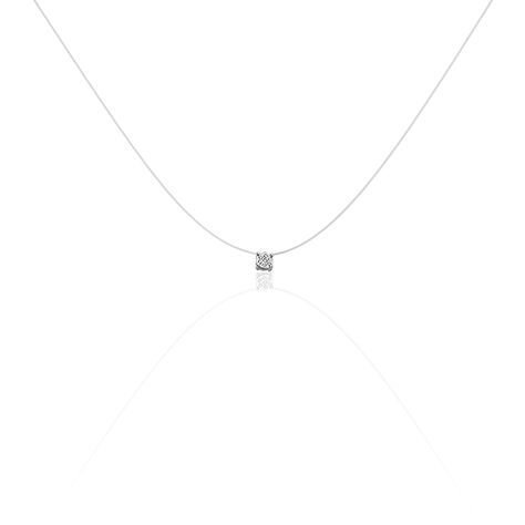 Damen Collier Weißgold 375 Diamant 0,03ct Rimini 42cm - Halsketten Damen | OROVIVO