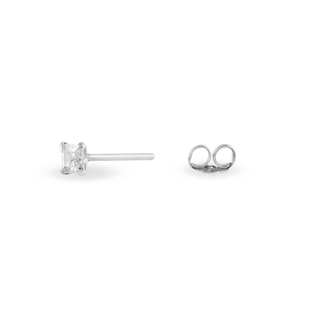 Damen Ohrstecker Silber 925 Zirkonia Viereck - Ohrstecker Damen | OROVIVO